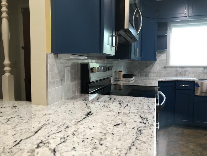 part of a kitchen renovation